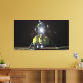 Künstlerische Wiedergabe eines neuen Raumschiffs z Leinwanddruck (Insitu (Wohnzimmer))