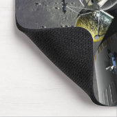 Künstlerische Wiedergabe eines neuen Raumschiffs z Mousepad (Ecke)