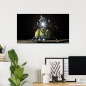 Künstlerische Wiedergabe eines neuen Raumschiffs z Poster (Heimbüro)