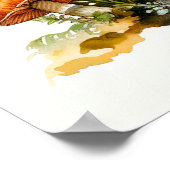 Künstlerische Wild Psychedelic Mushroom Illustrati Poster (Ecke)