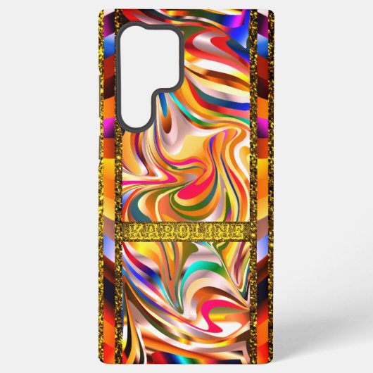 Künstlerische Wirbel Samsung Galaxy Hülle (Rückseite)