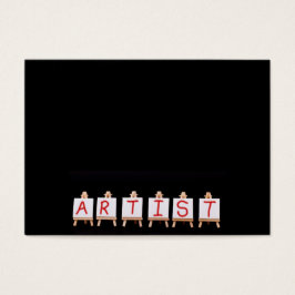 Künstlerische Wörter über sechs Aasels auf schwarz