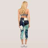 Künstlerische Yoga Hose Capri (Rückseite)