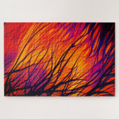 Künstlerische Zweige Puzzle (Horizontal)