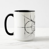 Künstlerischen heiligen Geometrie Metatrons Tasse (Links)