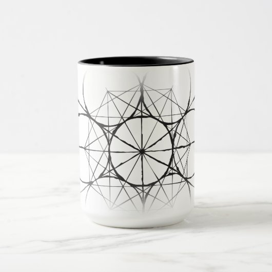 Künstlerischen heiligen Geometrie Metatrons Tasse (Zentrum)