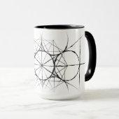 Künstlerischen heiligen Geometrie Metatrons Tasse (VorderseiteRechts)