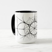 Künstlerischen heiligen Geometrie Metatrons Tasse (Vorderseite Links)