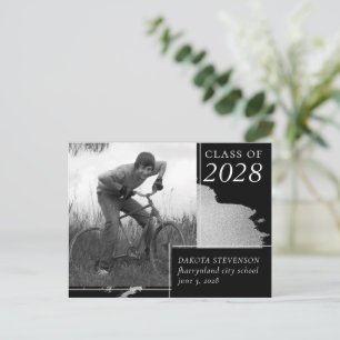 Künstlerischer Abschluss   Abstraktes Splash Foto  Postkarte