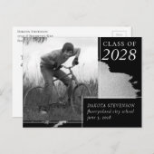 Künstlerischer Abschluss | Abstraktes Splash Foto Postkarte (Vorne/Hinten)