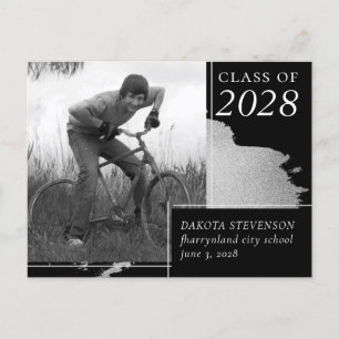 Künstlerischer Abschluss Einzigartiges Abstrakte Ankündigungspostkarte