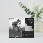 Künstlerischer Abschluss | Einzigartiges Abstrakte Ankündigungspostkarte (Stehend Vorderseite)