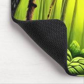 Künstlerischer Abstrakter Jungle Gorilla Mousepad (Ecke)