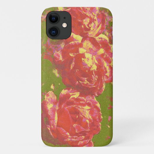 Künstlerischer Abstrakter Rosa Rosa-Handy-Fall Case-Mate iPhone Hülle (Rückseite)
