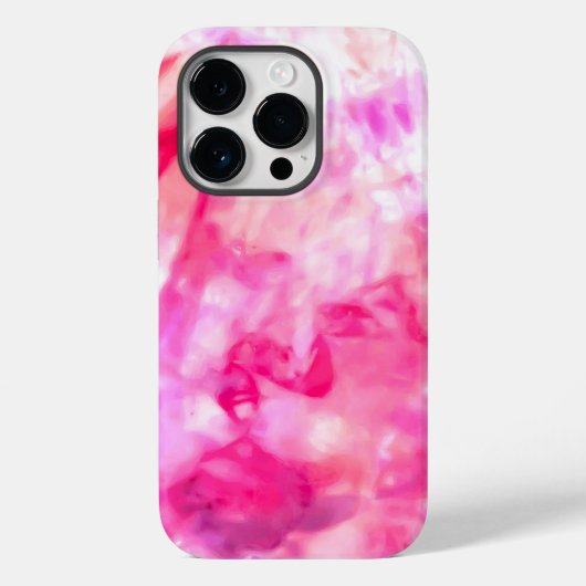 Künstlerischer Abstrakter Sommerneon Rosa Lila Gef Case-Mate iPhone Hülle (Rückseite)
