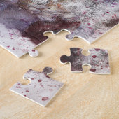 Künstlerischer abstrakter Weihnachtsmann Puzzle (Seite)