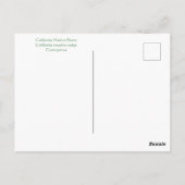 Künstlerischer April Postkarte (Rückseite)