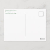 Künstlerischer April Postkarte (Rückseite)