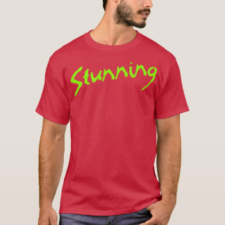 Künstlerischer Atemberaubender Modetext T-Shirt