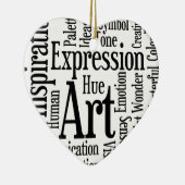 Künstlerischer Ausdruck für Künstler oder kreative Keramik Ornament (Rechts)