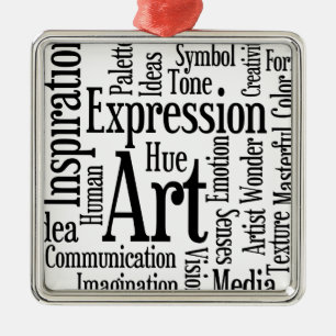 Künstlerischer Ausdruck für Künstler oder kreative Ornament Aus Metall