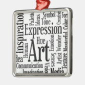 Künstlerischer Ausdruck für Künstler oder kreative Ornament Aus Metall (Links)