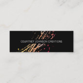 Künstlerischer Ausdruck Mini Visitenkarte (Vorderseite)