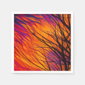 Künstlerischer Baum Serviette (Vorderseite)