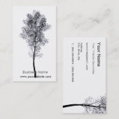 Künstlerischer Baum Visitenkarte (Vorne/Hinten)