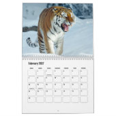 Künstlerischer Big Cat Kalender (Feb 2027)