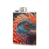 Künstlerischer Bird Flachmann (Links)