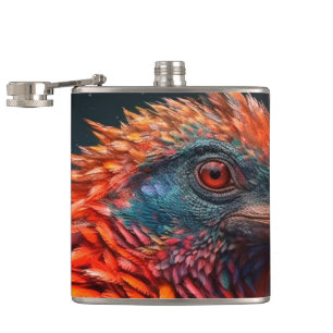 Künstlerischer Bird Flachmann