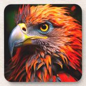 Künstlerischer Bird Getränkeuntersetzer (Vorderseite)