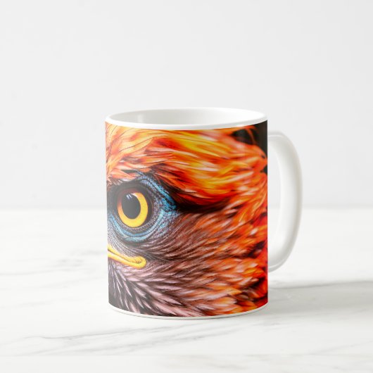 Künstlerischer Bird Kaffeetasse (VorderseiteRechts)