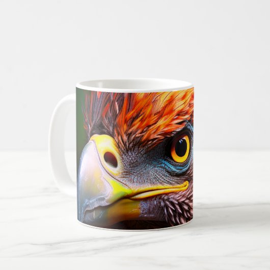 Künstlerischer Bird Kaffeetasse (Vorderseite Links)