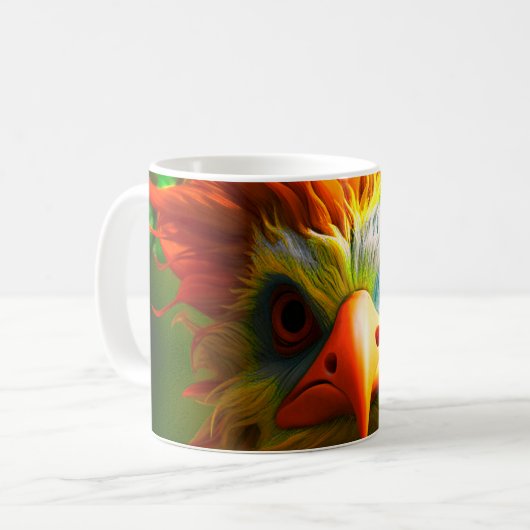 Künstlerischer Bird Kaffeetasse (Vorderseite Links)