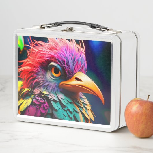 Künstlerischer Bird Metall Brotdose (Beispiel)