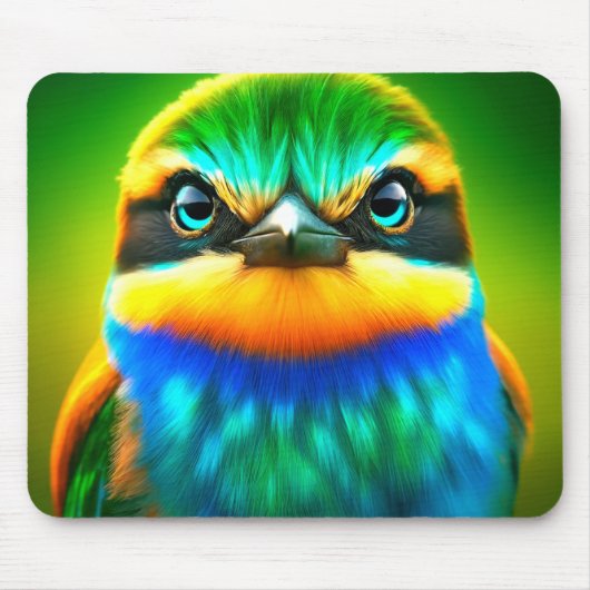Künstlerischer Bird Mousepad (Vorne)