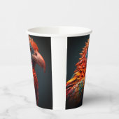 Künstlerischer Bird Pappbecher (Links)