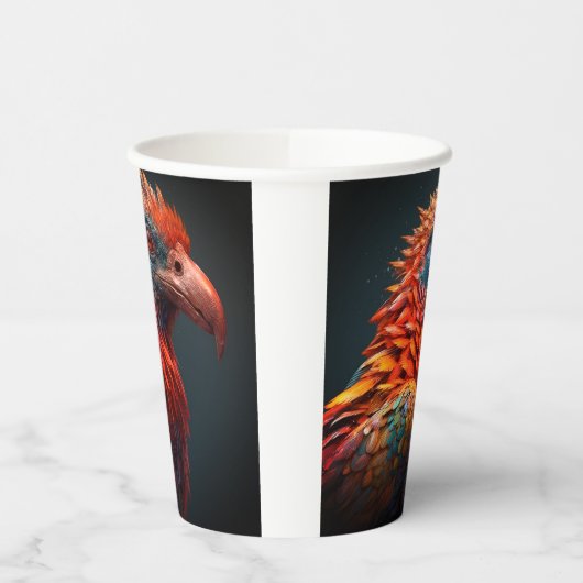 Künstlerischer Bird Pappbecher (Links)
