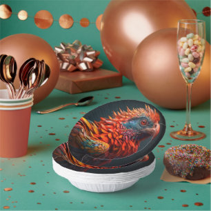 Künstlerischer Bird Pappteller