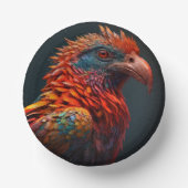 Künstlerischer Bird Pappteller (Vorderseite)