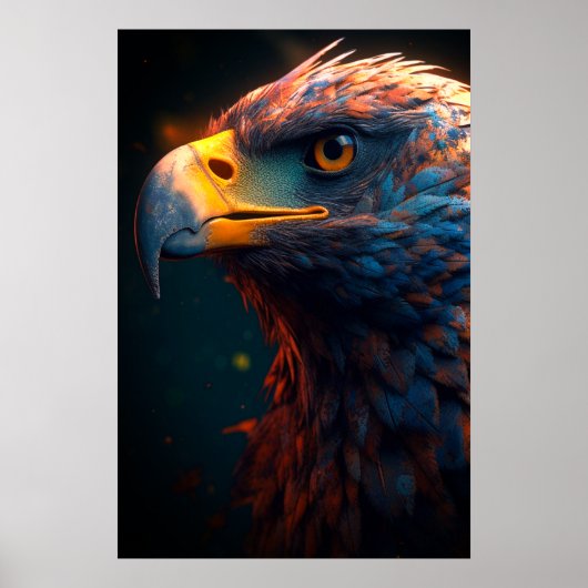 Künstlerischer Bird Poster (Vorne)