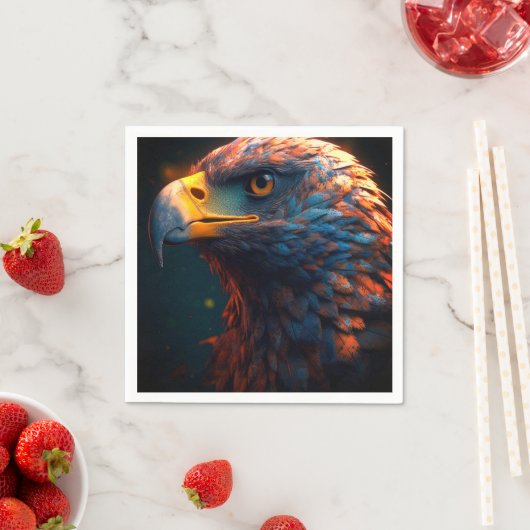 Künstlerischer Bird Serviette (Beispiel)