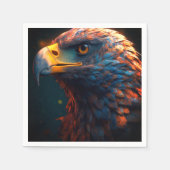 Künstlerischer Bird Serviette (Vorderseite)