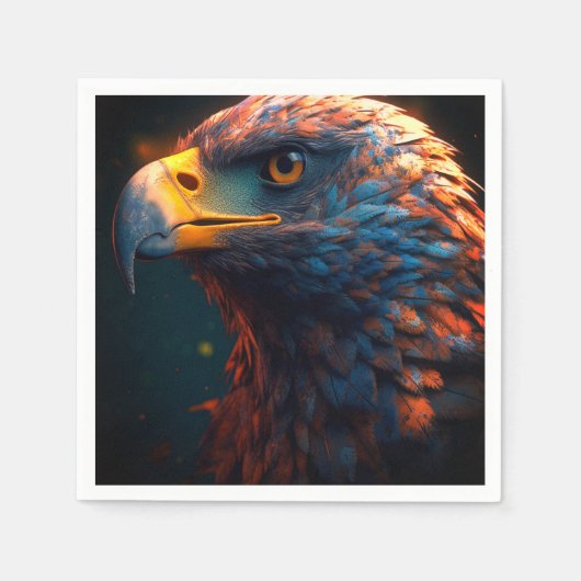 Künstlerischer Bird Serviette (Vorderseite)