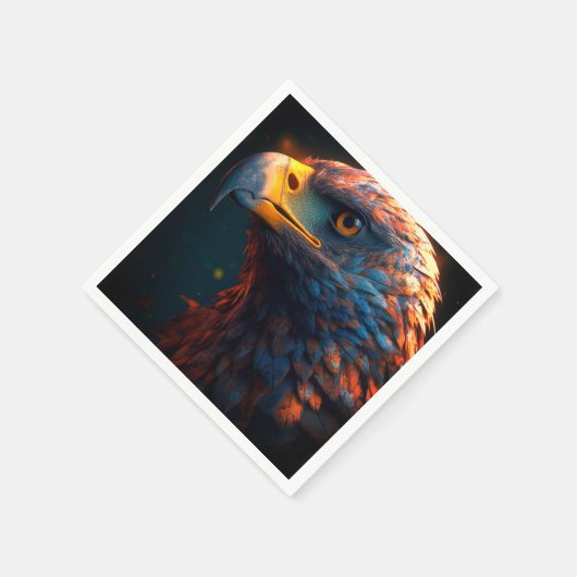 Künstlerischer Bird Serviette (Ecke)