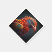 Künstlerischer Bird Serviette (Ecke)