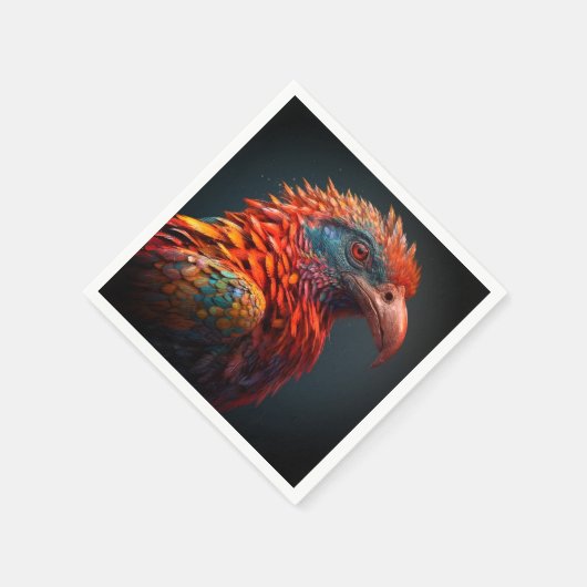 Künstlerischer Bird Serviette (Ecke)