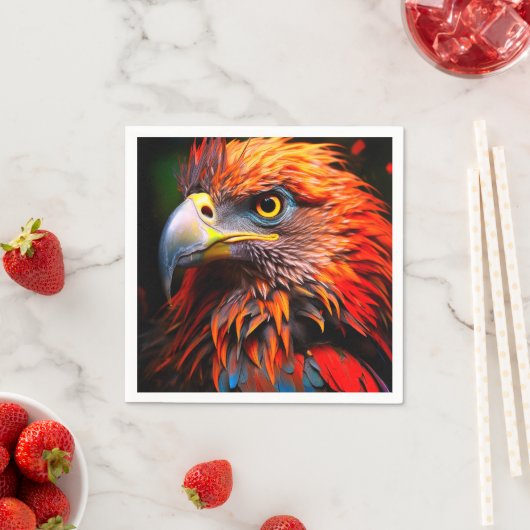 Künstlerischer Bird Serviette (Beispiel)